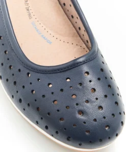 Ballerines Climatyl dessus cuir perforé