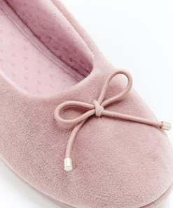 Ballerines compensées en velours