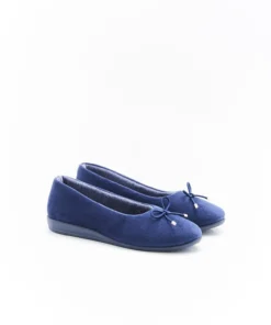 Ballerines compensées en velours