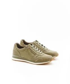 Baskets détail cuir embossé Amortyl