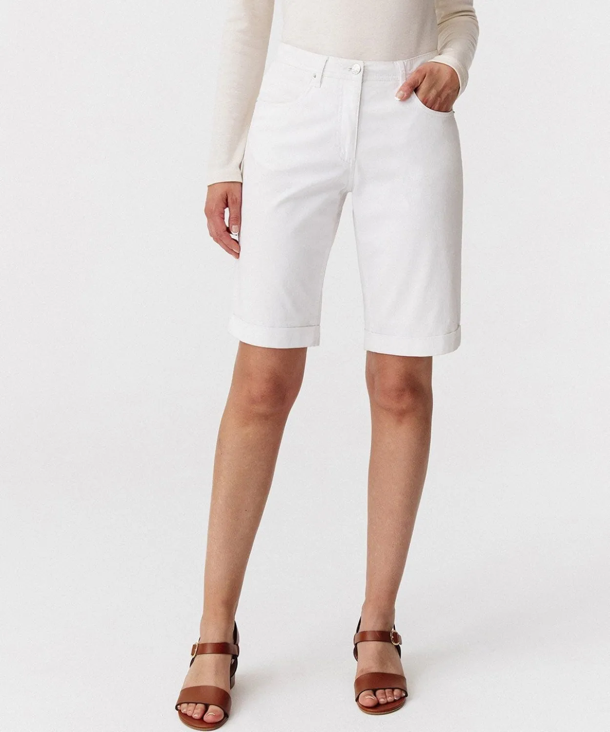 Bermuda coton extensible