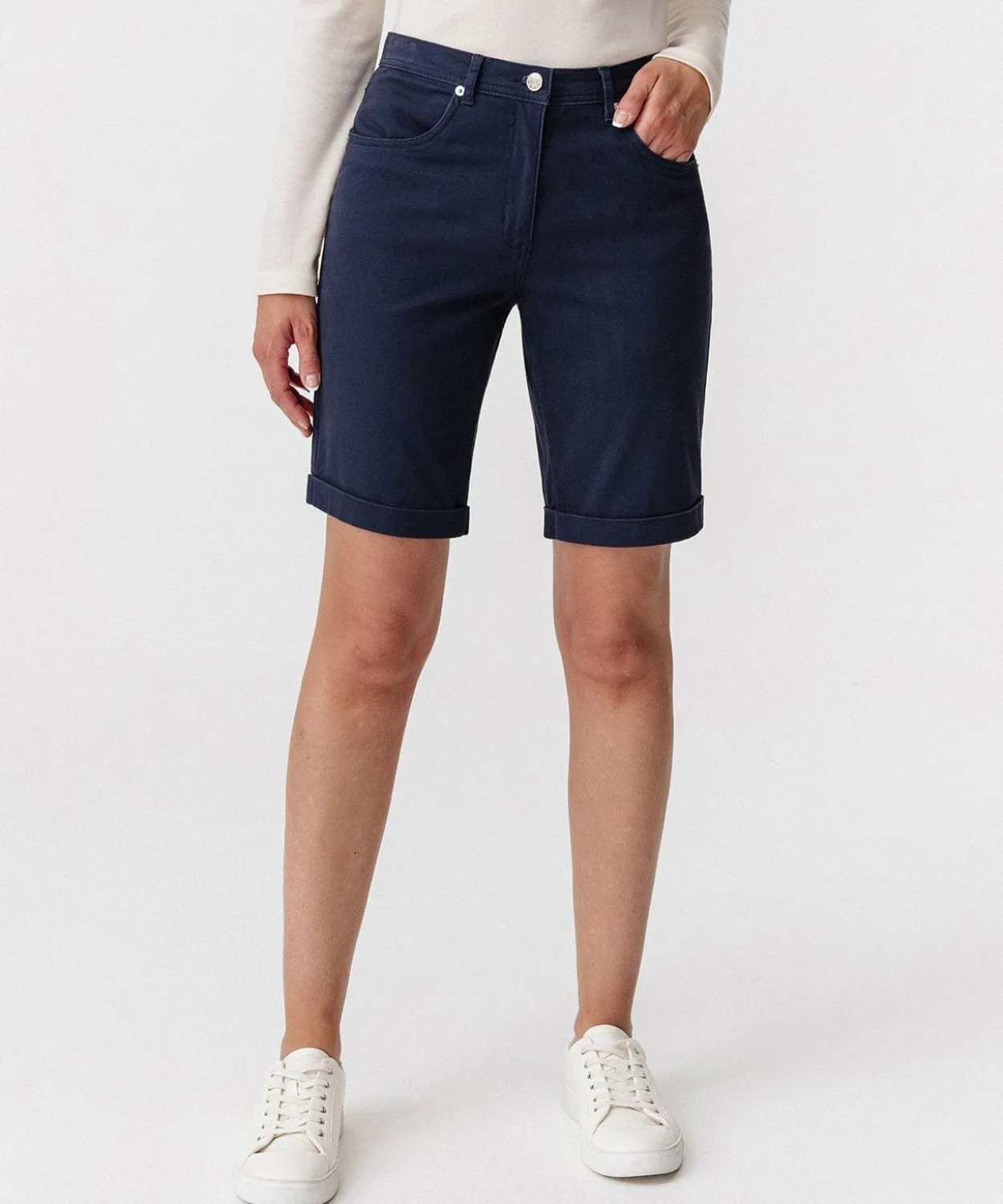 Bermuda coton extensible