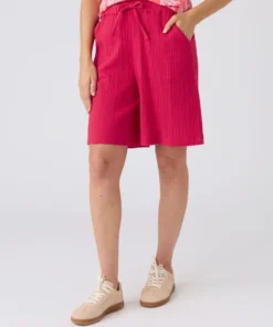 Bermuda en gaze de coton