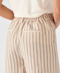 Bermuda en mélange lin et viscose
