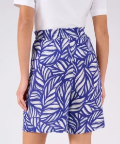 Bermuda en tissu créponné pure viscose
