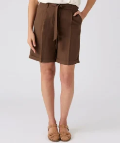 Bermuda mélange lin et viscose