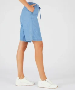 Bermuda tissu chambray