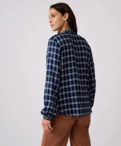 Blouse à carreaux