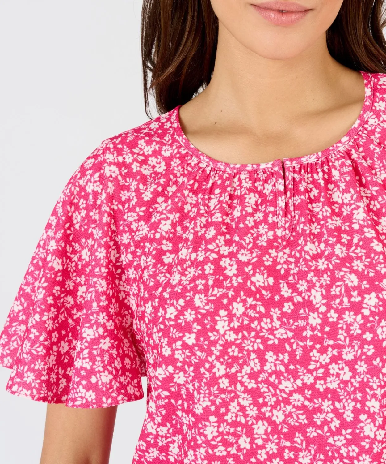 Blouse crêpe reliéfé