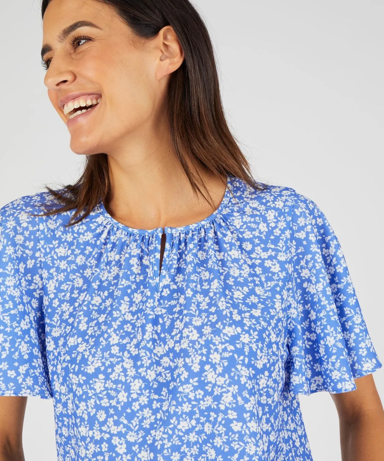 Blouse crêpe reliéfé