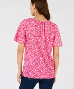 Blouse crêpe reliéfé