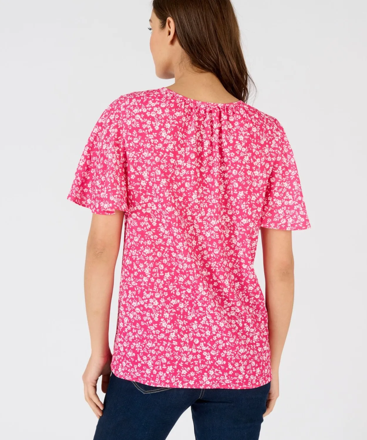 Blouse crêpe reliéfé