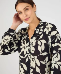 Blouse fluide bicolore