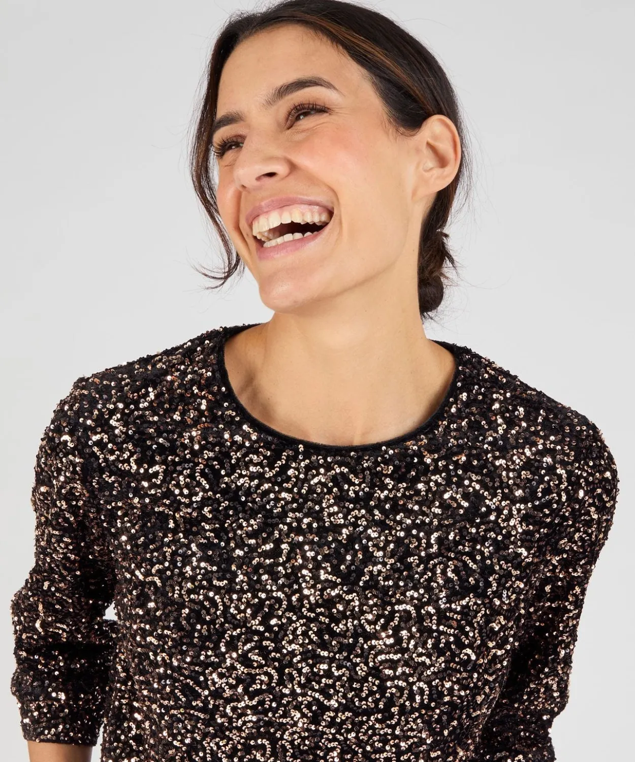 Blouse à sequins