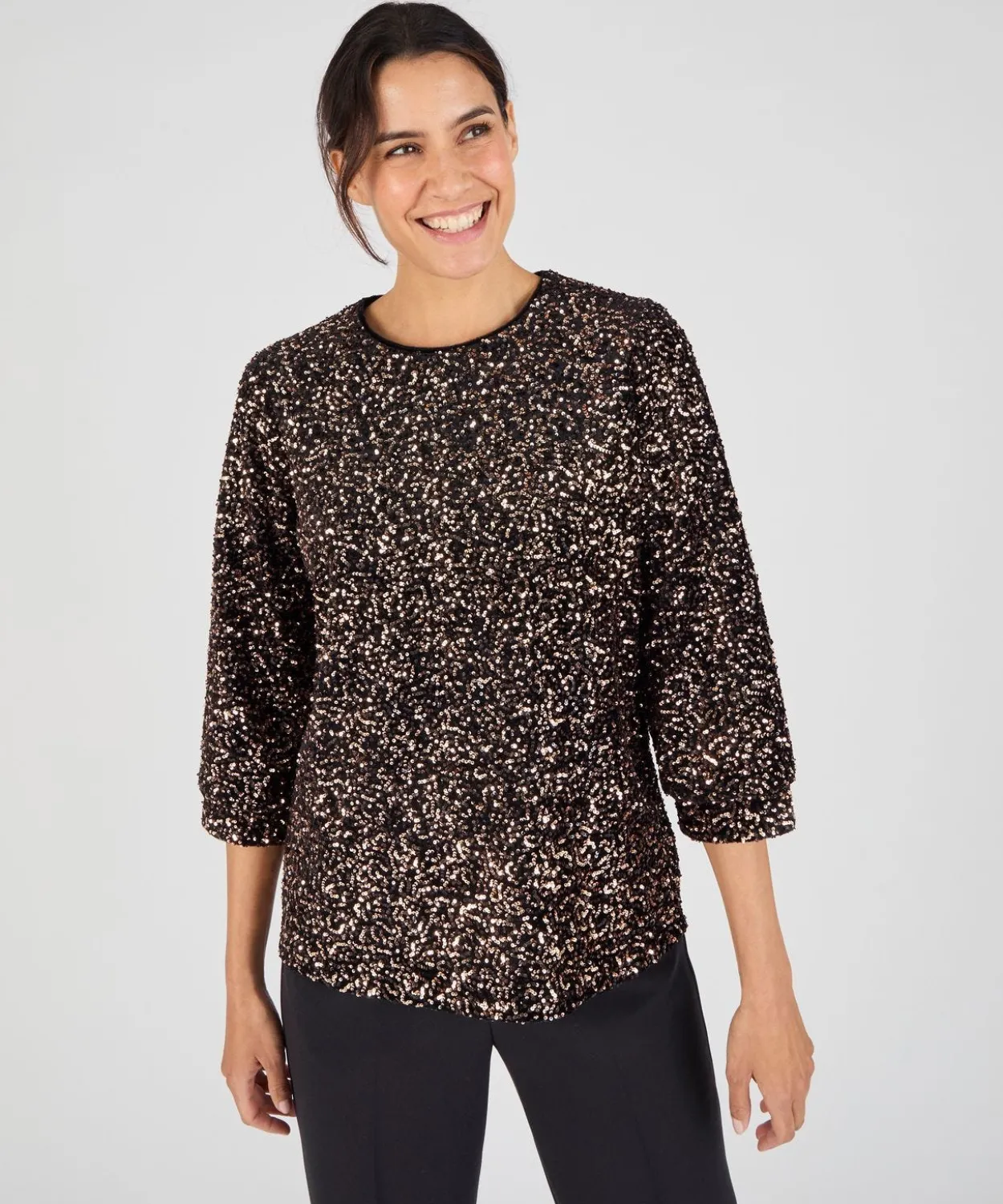 Blouse à sequins