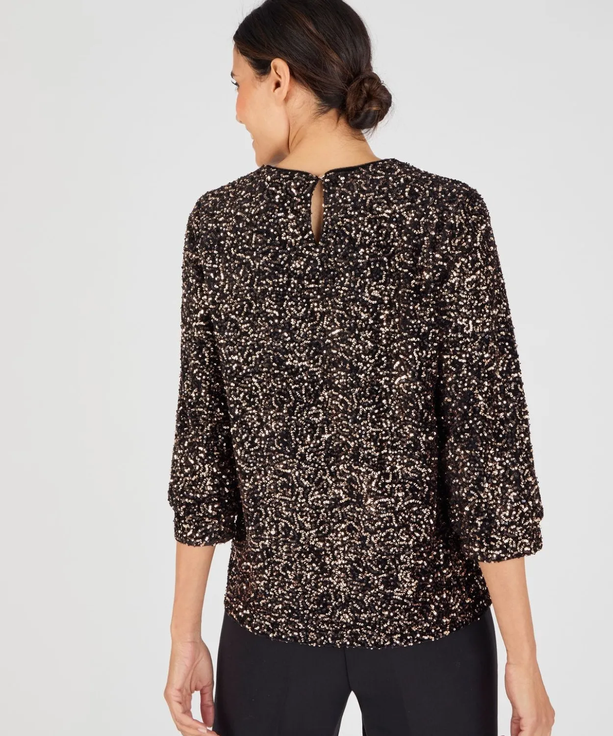 Blouse à sequins