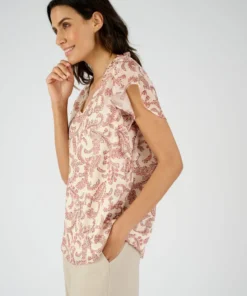 Blouse voile brillant