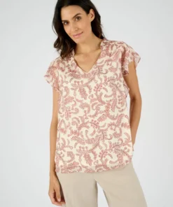 Blouse voile brillant