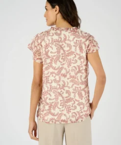 Blouse voile brillant