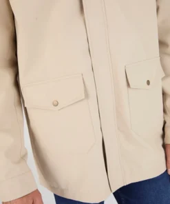 Blouson zippé col velours