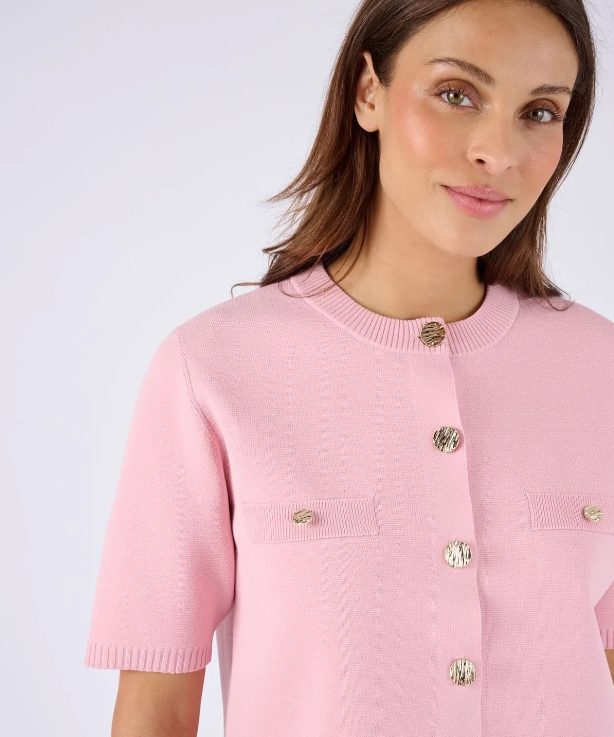 Cardigan chic maille serrée