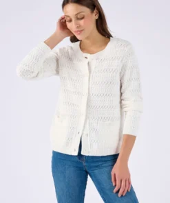Cardigan court jeu de maille