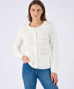 Cardigan court jeu de maille