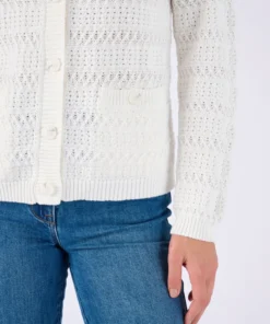 Cardigan court jeu de maille