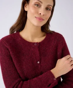 Cardigan maille perlée mélange alpaga