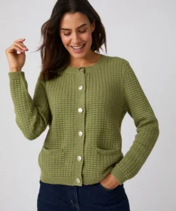Cardigan uni ou rayé