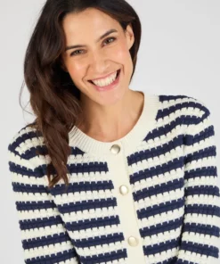 Cardigan uni ou rayé
