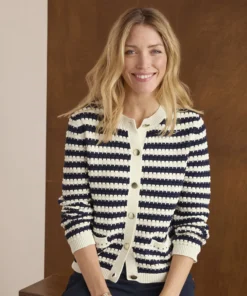 Cardigan uni ou rayé