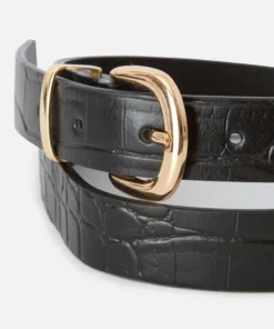 Ceinture embossée motif animalier