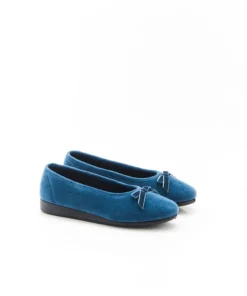 Chaussons aspect velours