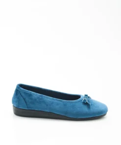 Chaussons aspect velours