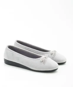 Chaussons aspect velours