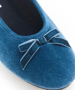 Chaussons aspect velours