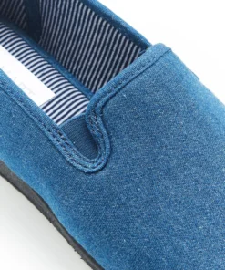Chaussons effet jean