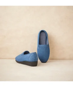 Chaussons effet jean