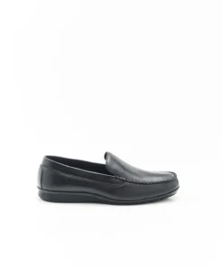 Chaussons en cuir grainé