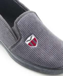 Chaussons en velours côtelé