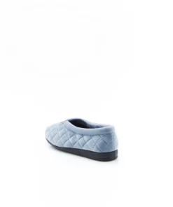 Chaussons en velours matelassé