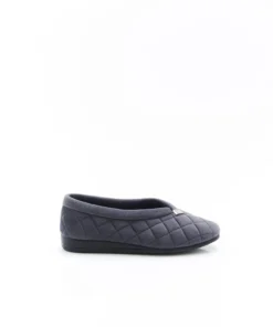 Chaussons en velours matelassé