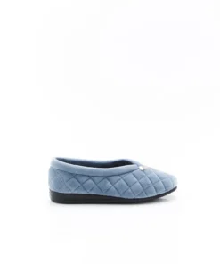 Chaussons en velours matelassé