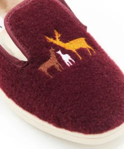 Chaussons Thermolactyl avec broderie