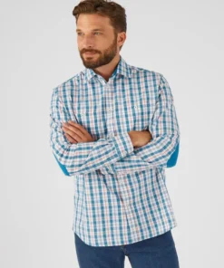 Chemise carreaux à coudières