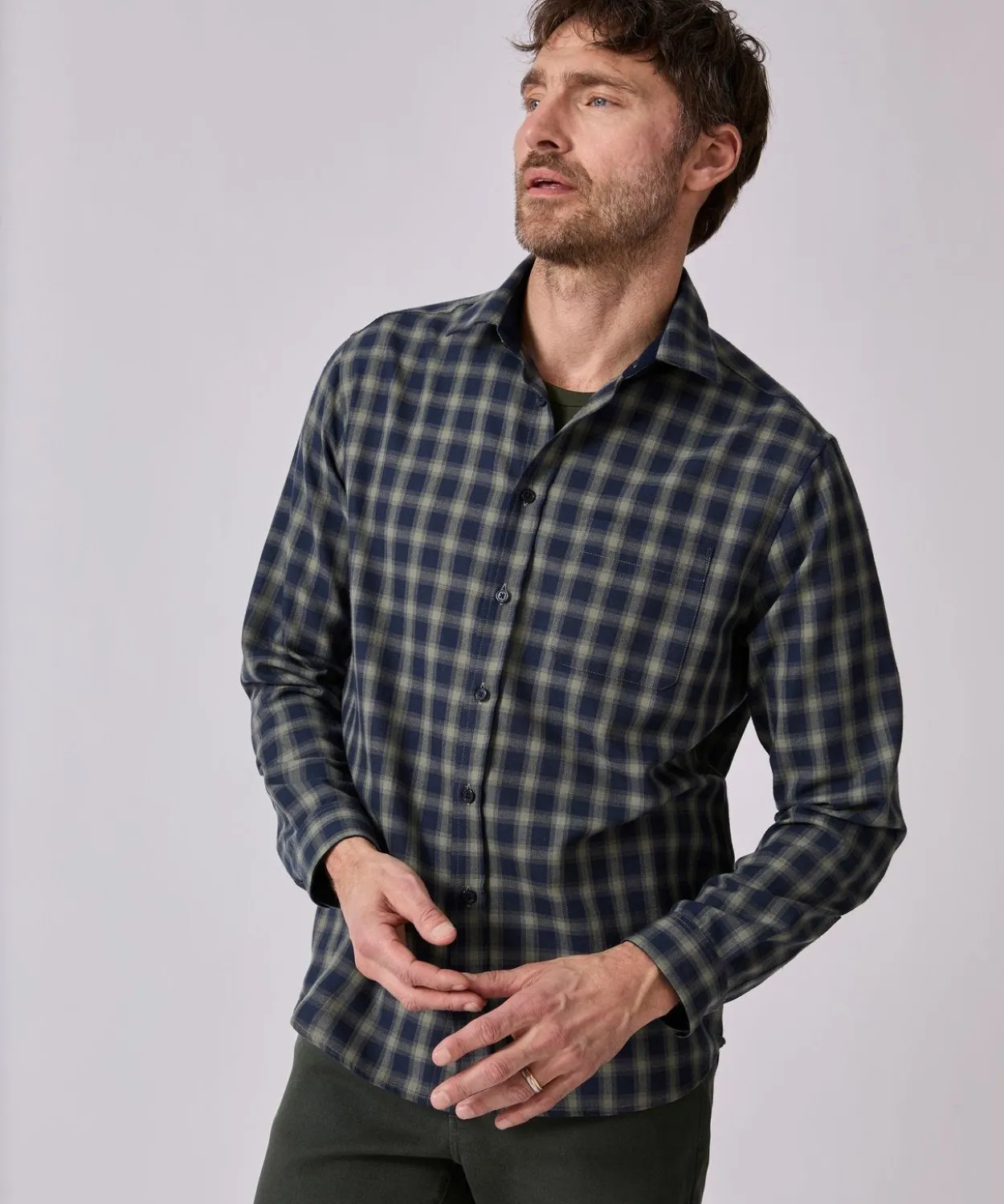 Chemise à carreaux Thermolactyl en flanelle