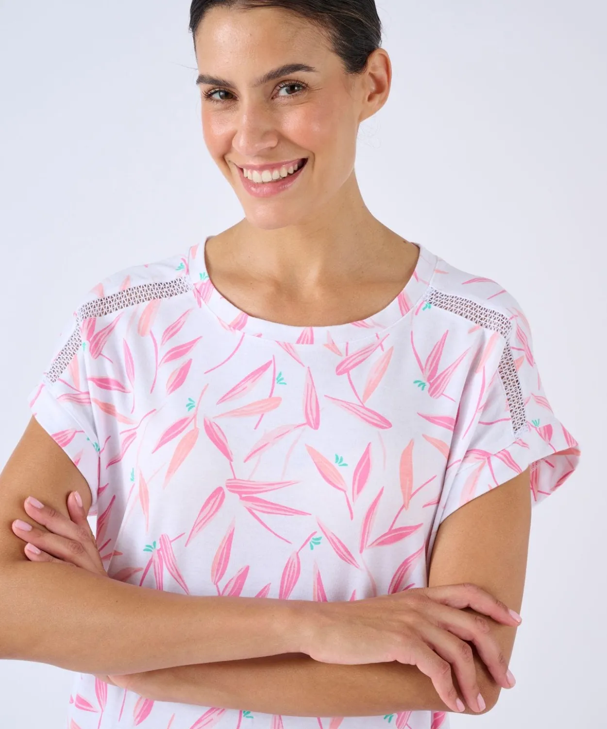 Chemise de nuit Climatyl en maille jersey