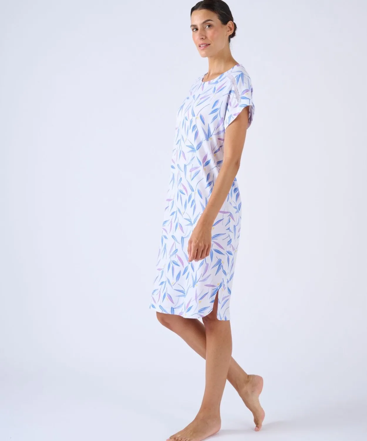 Chemise de nuit Climatyl en maille jersey