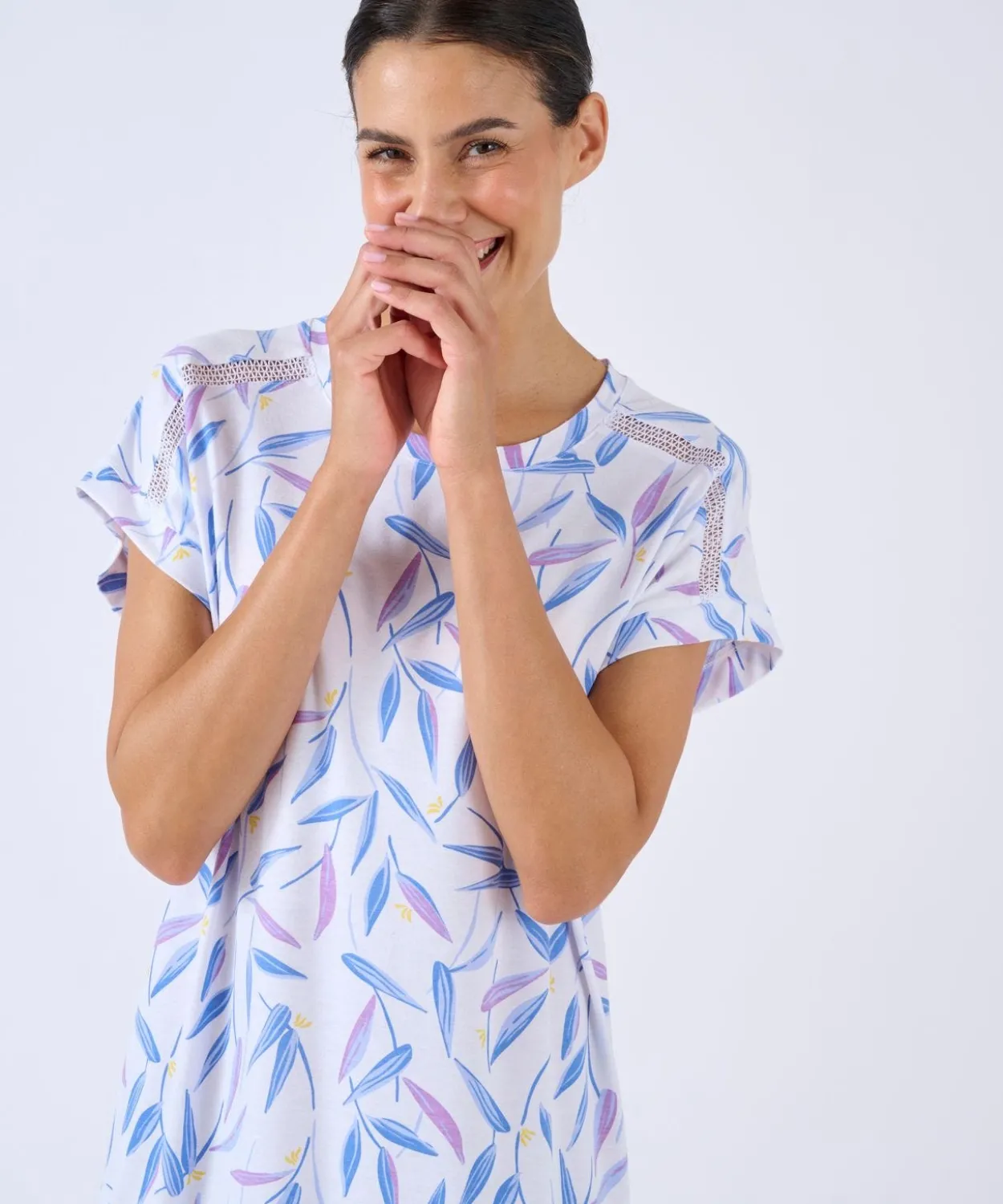 Chemise de nuit Climatyl en maille jersey